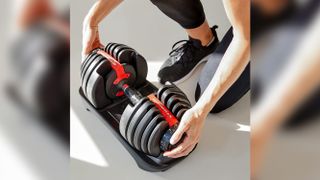 Cyber Monday deal on this Bowflex SelectTech 552 Adjustable Dumbbell.