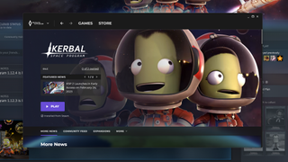 An image of the launcher for Kerbal Space Program.