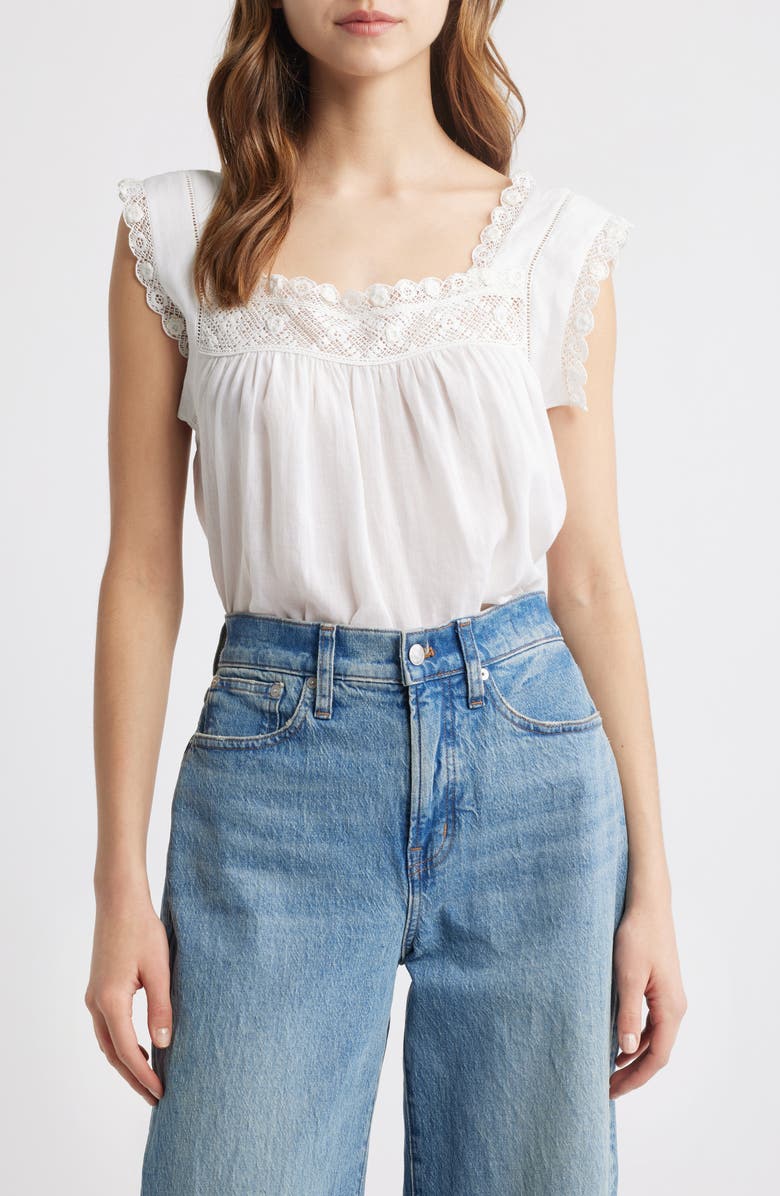 Aphra Lace Trim Top