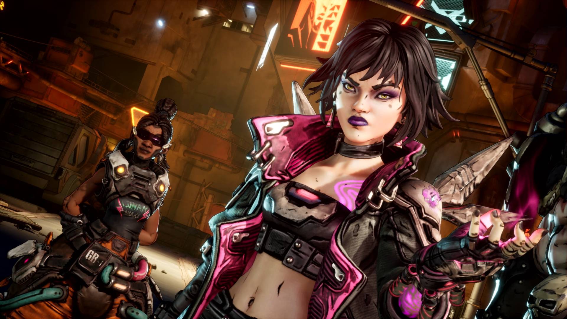 Borderlands 4 vault hunter characters vex and harlowe