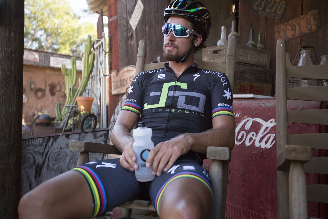 Peter Sagan at his gran fondo in California
