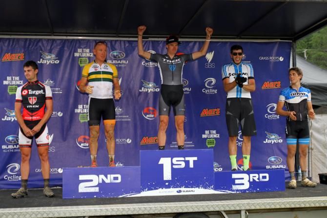 Bright elite men's cross country podium