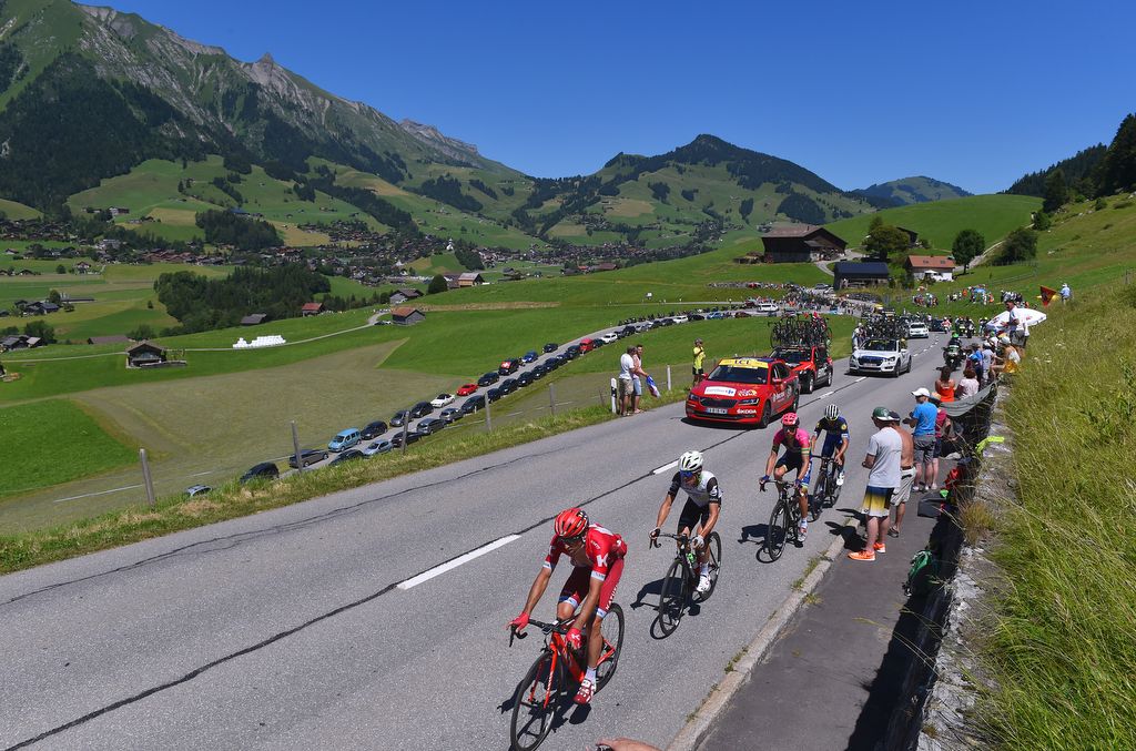 It was a beautiful journey into Switzerland for the Tour