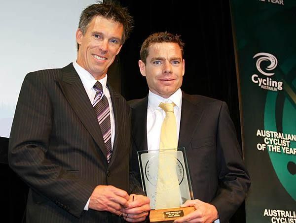 Male road cyclist, Cadel Evans.