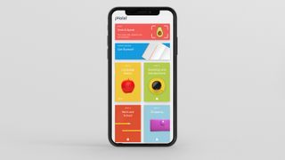 Colourful Rosetta Stone app shown on smartphone