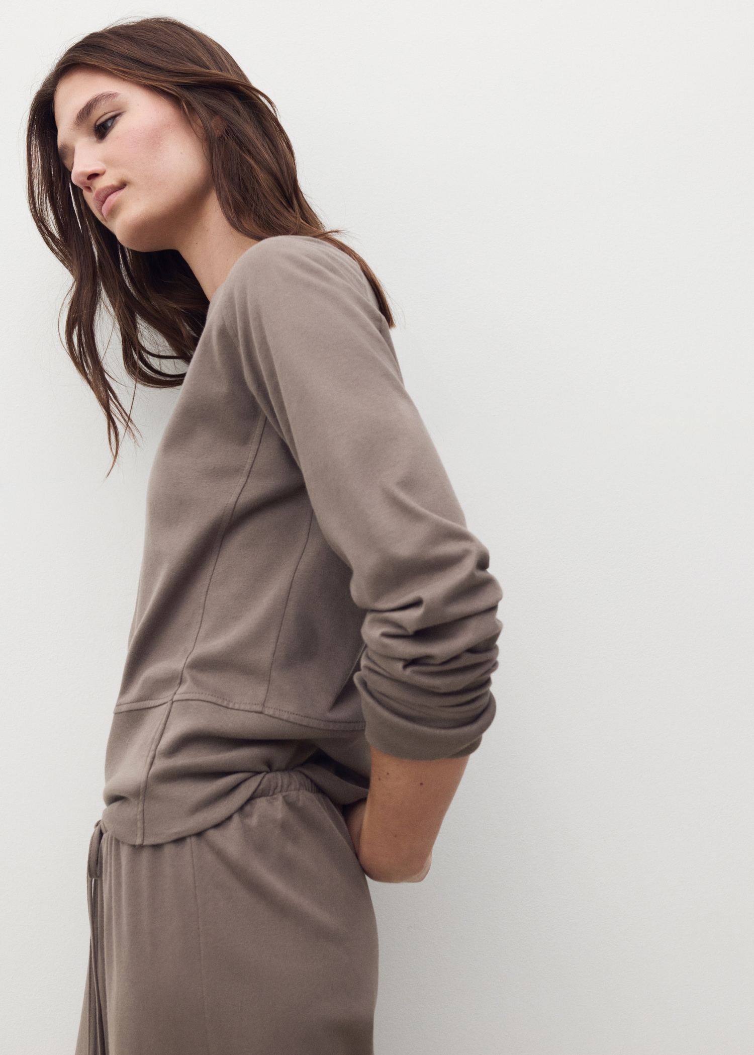 Fluid Cotton Sweatshirt - Women | Mango Usa