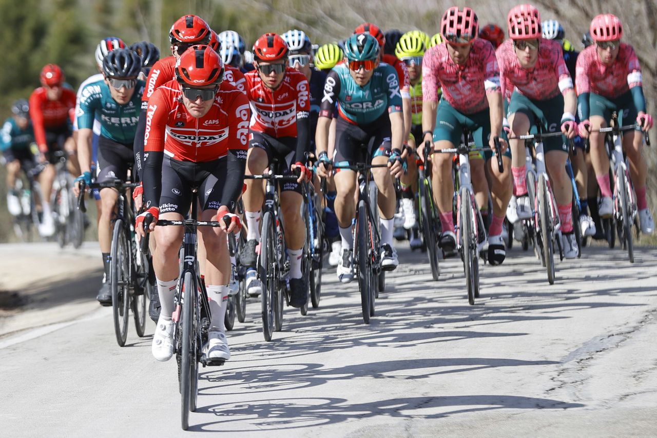 Clasica Jaen Paraiso Interior 2022 - 1st Edition - Baeza - Ubeda 187,8 km - 14/02/2022 - Lotto Soudal - photo Luis Angel Gomez/SprintCyclingAgency&Acirc;&copy;2022
