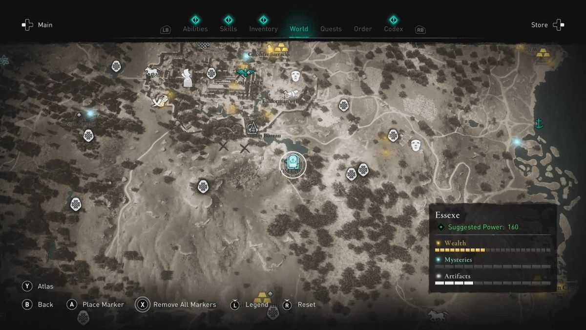 Assassin's Creed Valhalla Excalibur how to collect Treasures of Britain GamesRadar+