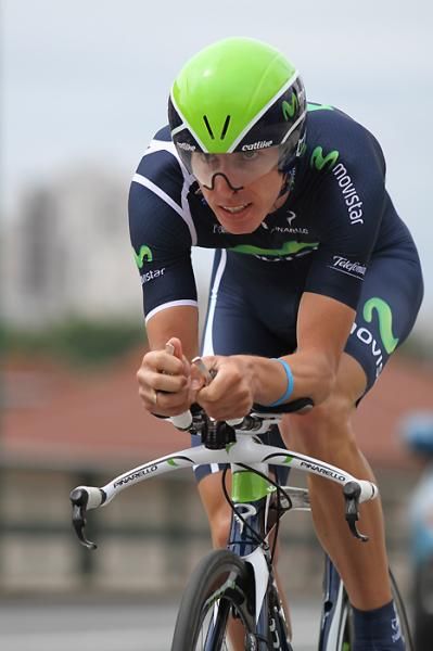Rui Alberto Faria Da Costa (Movistar Team) would finish 10th in Grenoble in the time-trial