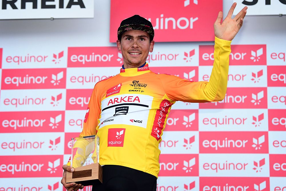 Warren Barguil (Arkea-Samsic) leads the overall after stage 3 at the Arctic Race of Norway