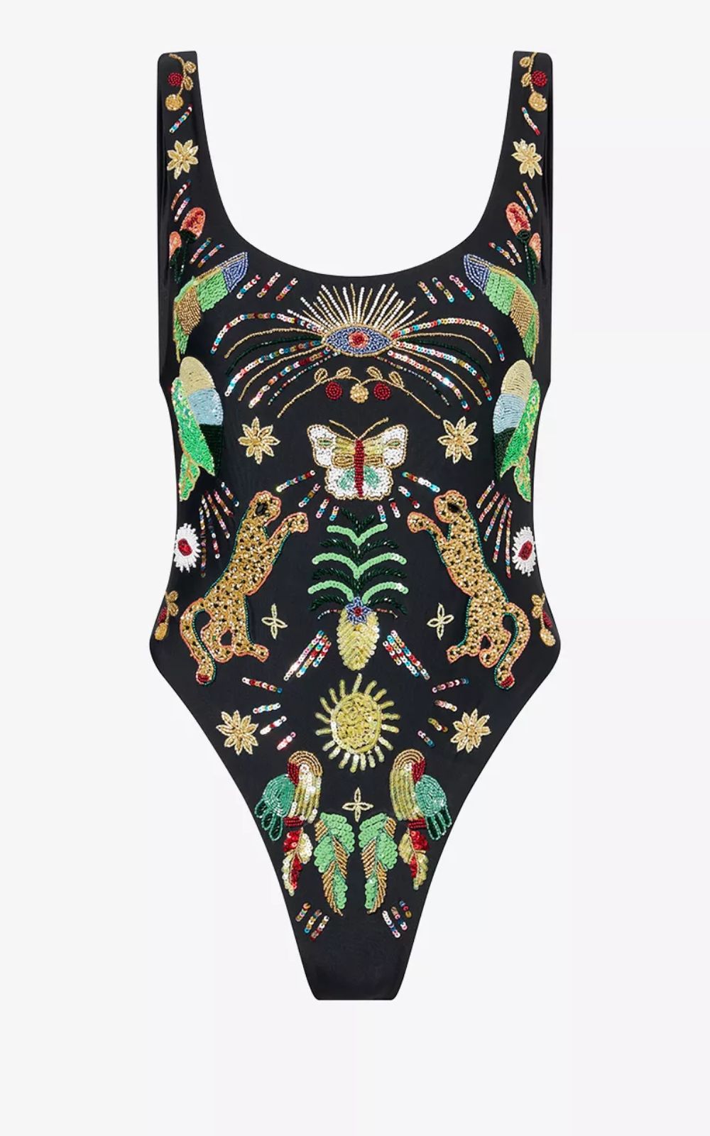 beaded swimsuit
