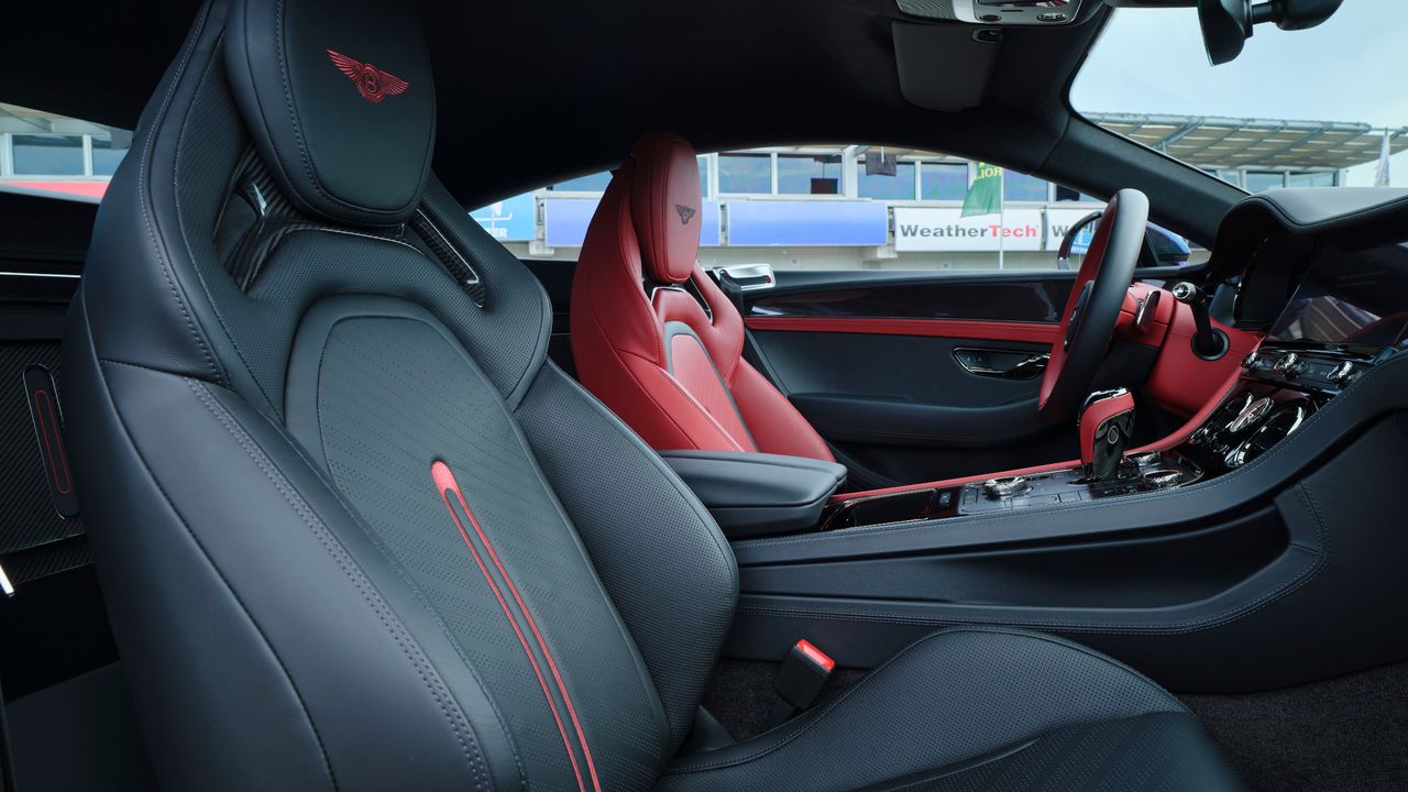 Bentley Supersports interior details