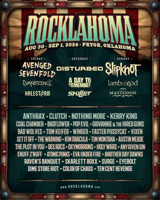 Rocklahoma 2024 poster