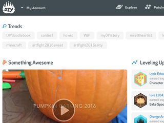 DIY screenshot with pumpkin