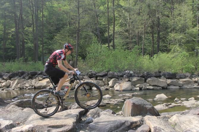 Paul Tarter finished 18th in the Men&rsquo;s open riding a bamboo bicycle