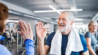 Man smiling after discovering how to find the motivation to workout