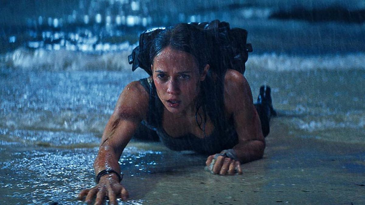 Alicia Vikander was thrown down an Olympic whitewater course 25 times without a life vest for Tomb Raider’s biggest action scene