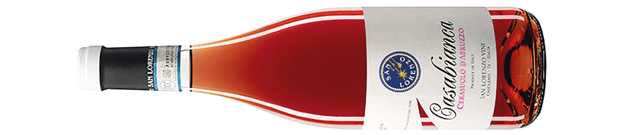 Bottle of ros&amp;eacute; wine