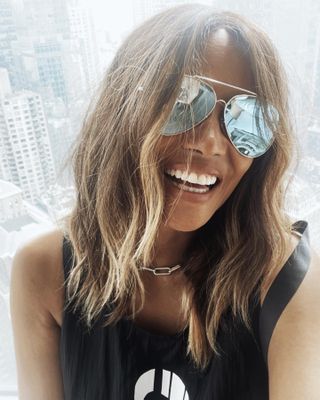 @halleberry with a layered lob