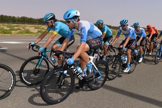 Israel Start-Up Nation’s Alex Dowsett on stage 5 of the 2020 UAE Tour