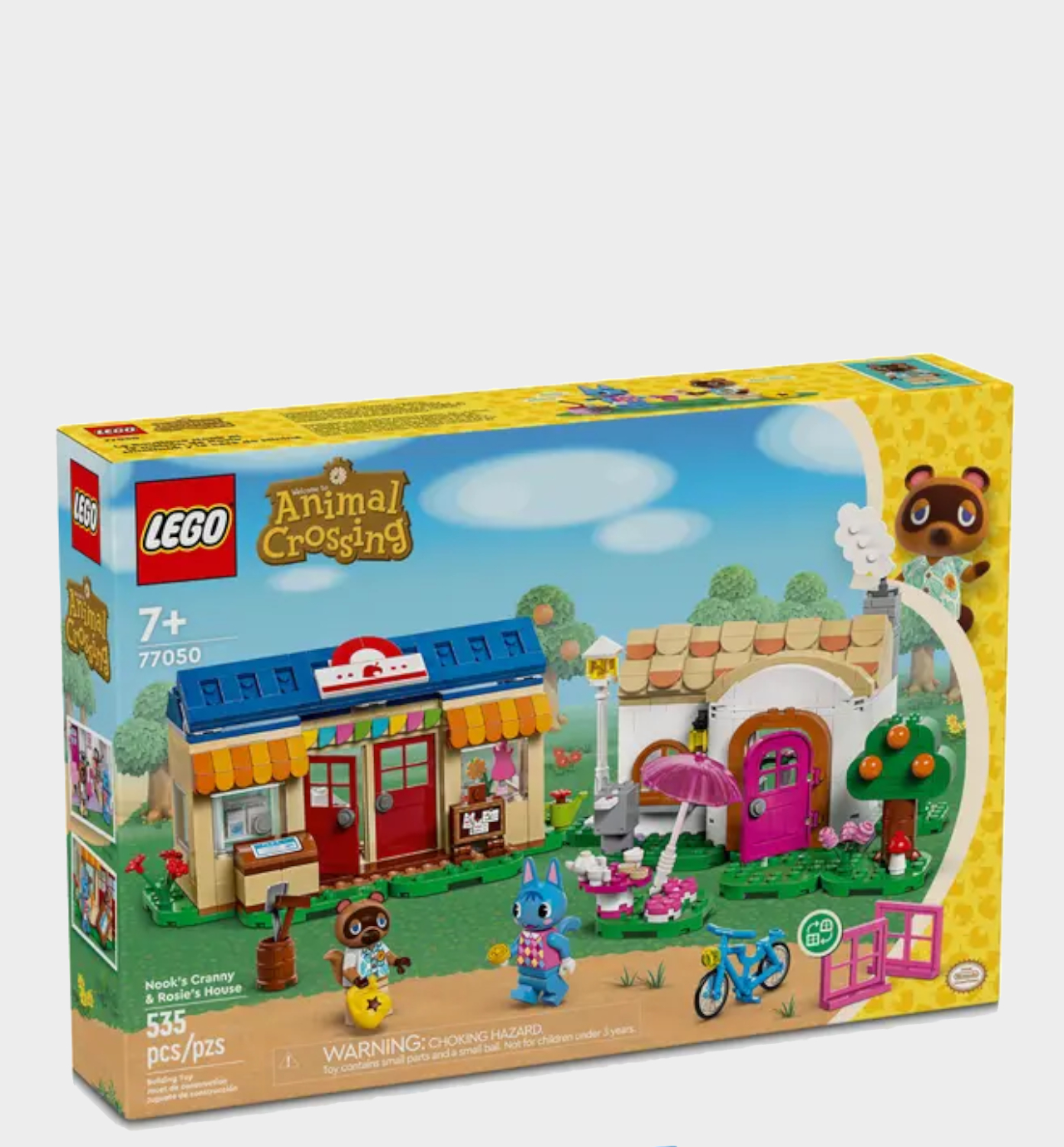Lego Nook&#039;s Cranny box on a plain background