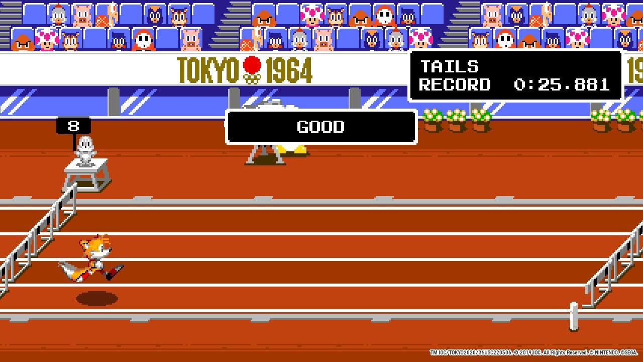 Mario &amp; Sonic at the Olympic Games: Tokyo 2020 retro hurdles