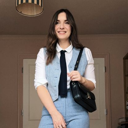 Olivia Purvis how to style a tie