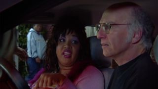 Larry with sex worker in Curb Your Enthusiasm