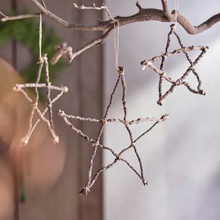 star twig ornaments