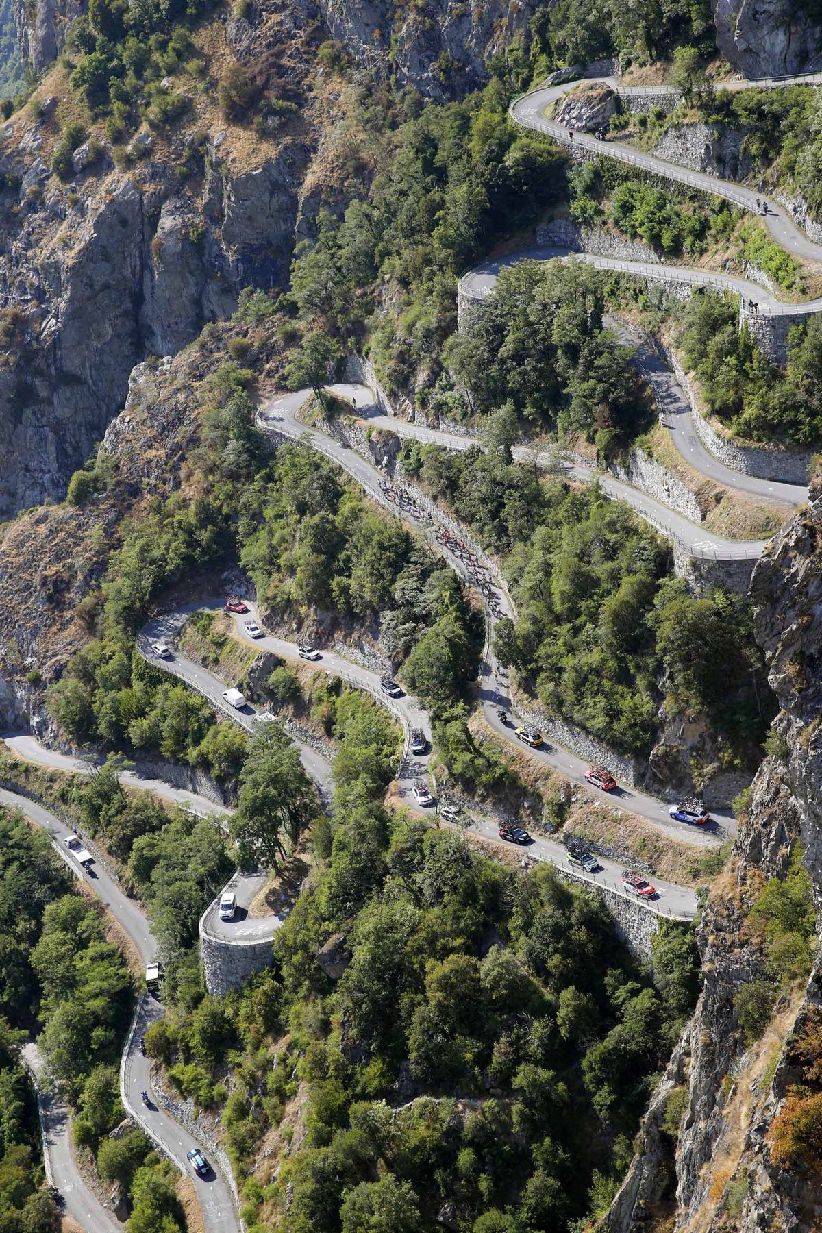 The Lacets de Montvernier feature 34 hairpins in little more than three kilometres.