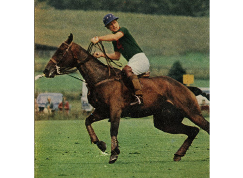 Not just a driving enthusiast, Prince Philip proved his prowess on the polo field