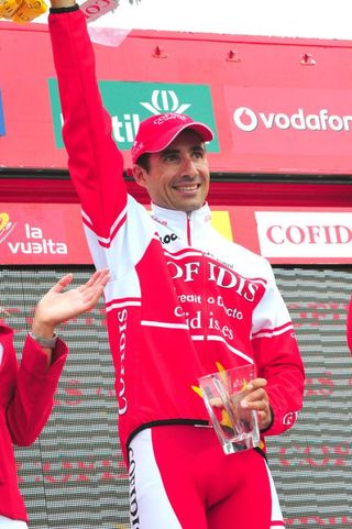 David Moncoutie (Cofidis) on the podium.