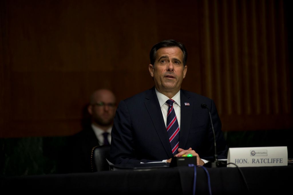 Rep. John Ratcliffe testifies for the Senate.