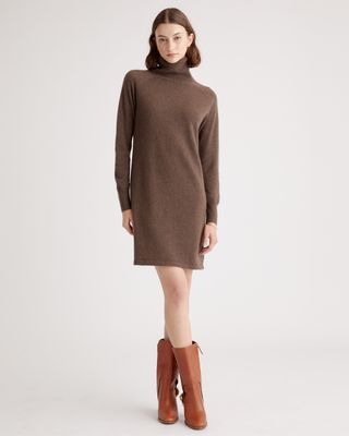 Cashmere Turtleneck Sweater Dress | Quince