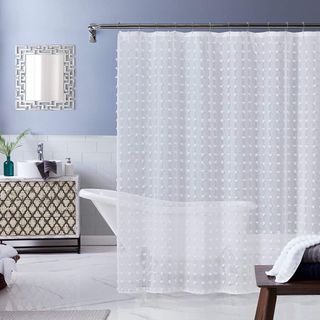 Dainty shower curtain