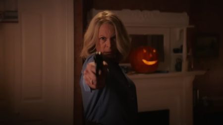 Jamie Lee Curtis as Laurie Strode in Halloween Ends