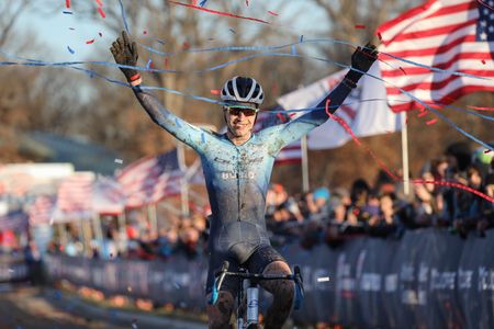 Eric Brunner wins the elite men's title in DuPage County, Illinois