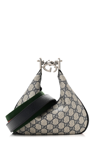 Gucci GG Supreme Monogram Small Attache Shoulder Bag