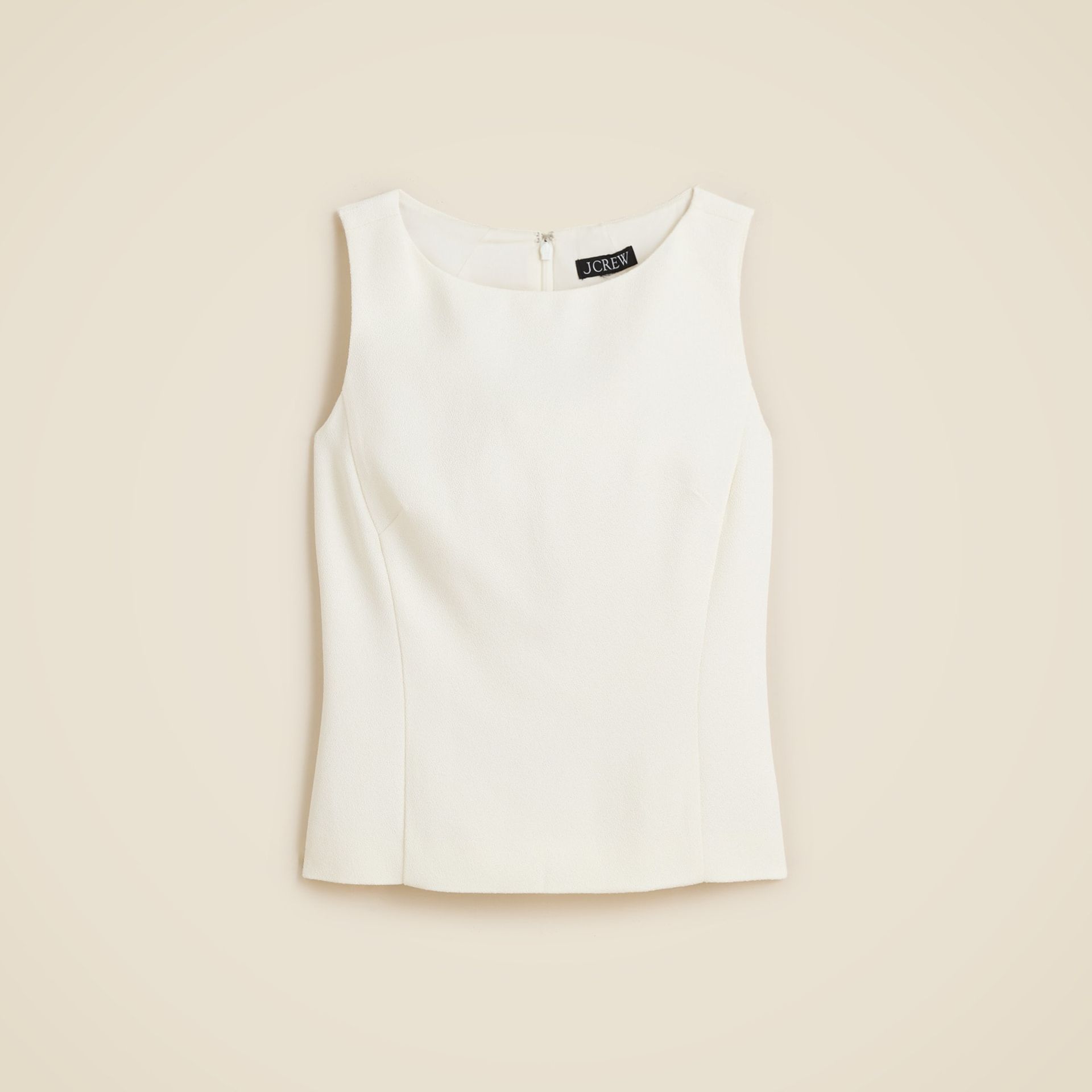 Seamed Shell Top in Bouclé