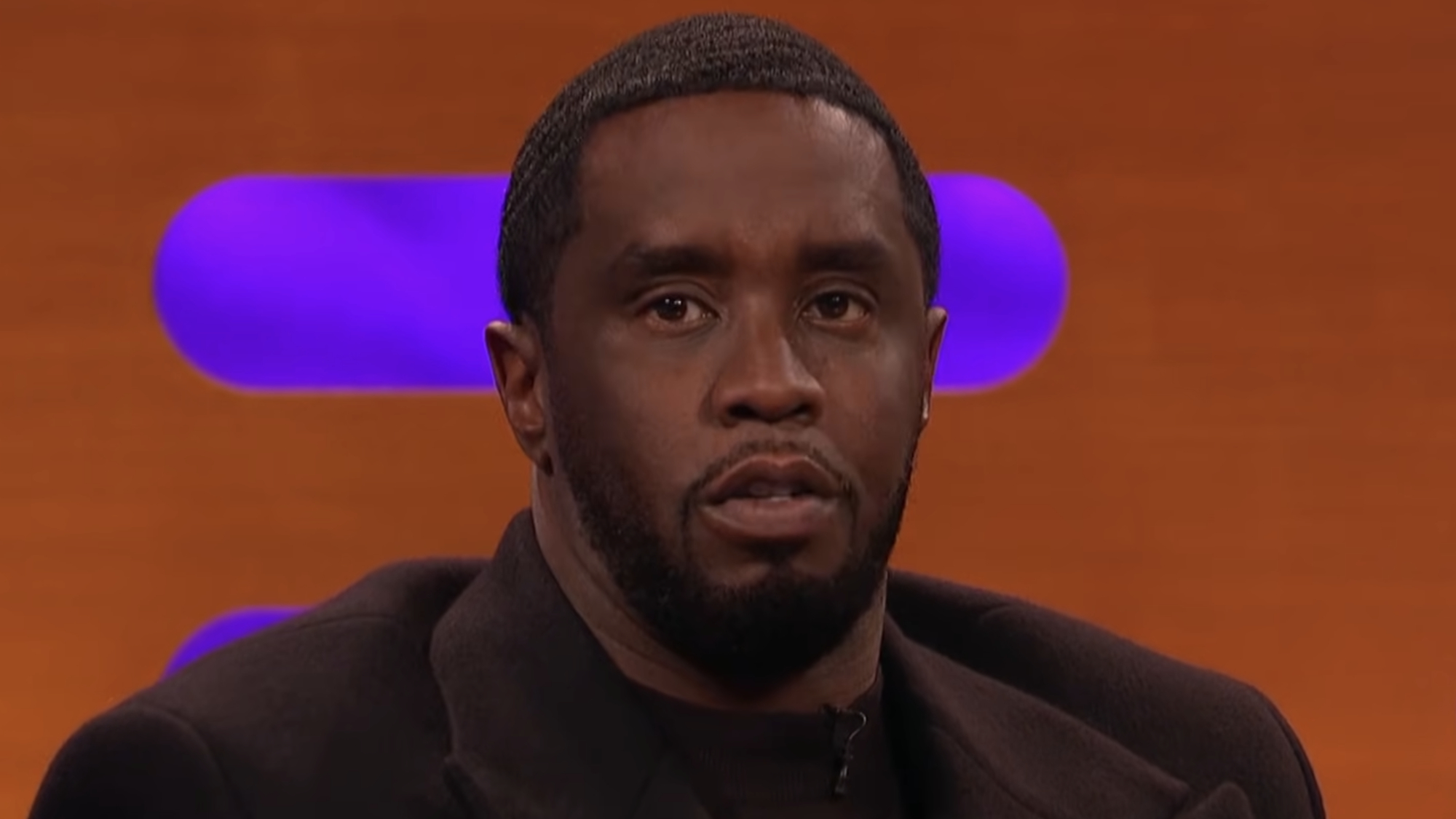 Sean "Diddy" Combs is asked about his various name changes during an episode of The Graham Norton Show.