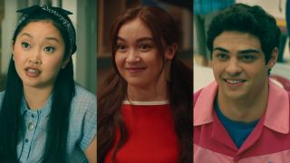 L to R: Lana Condor in To All the Boys: Always and Forever, Anna Cathcart in XO, Kitty, Noah Ceninteo in To All the Boys: Always and Forever