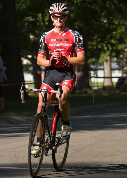 Swiss rider, Valentin Scherz (Cyfac) takes second place.
