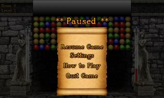 Wizard's Dungeon pause screen