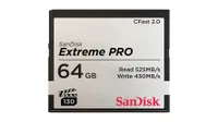 SanDisk 64GB Extreme PRO CFast 2.0 Memory Card product shot