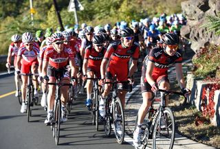 BMC chases on stage four of the 2014 Tour of Beijing