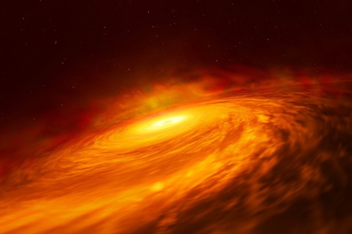 Surprise! This Monster Black Hole's Disk Shouldn't Exist