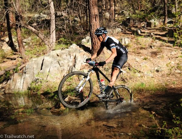 The first water crossing came as a bit of a surprise