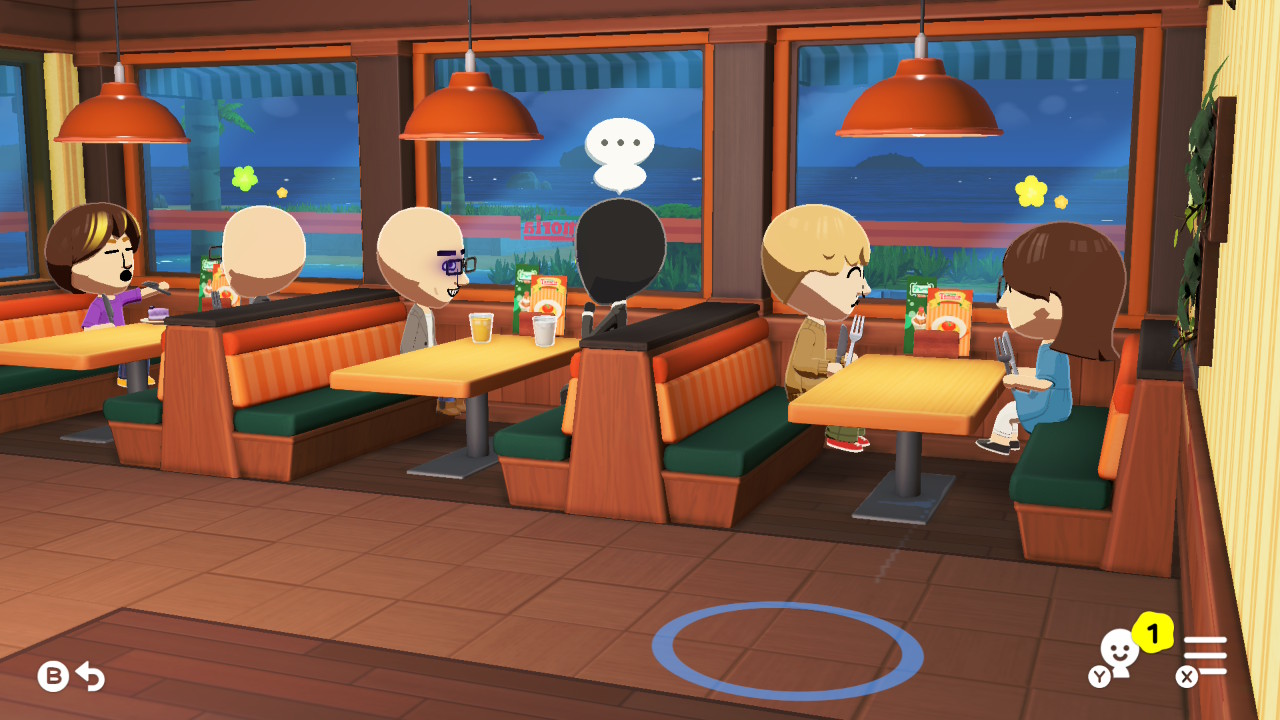 A Tomodachi Life: Living the Dream screenshot captured on Nintendo Switch 2.