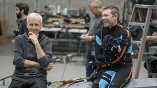 Avatar and Titanic director James Cameron on set of Avatar 2 The Way of Water