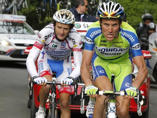 Ivan Basso was determined to get the maglia rosa.